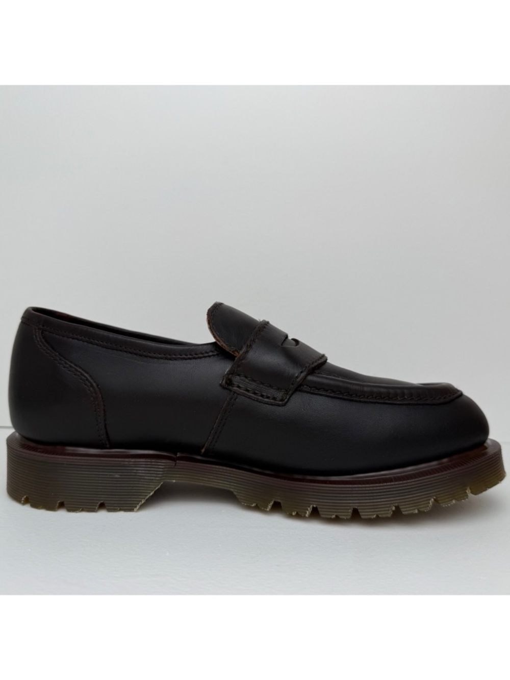 Dr. Martens Penny Loafers 8243 Vintage England Brown Leather Shoes UK 7.5 - Picture 7 of 15